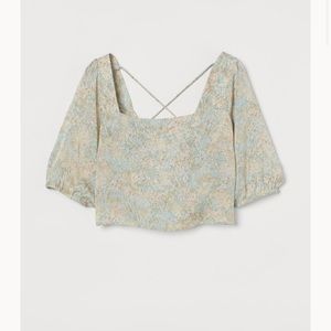 H&M Open-Backed Blouse